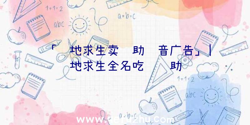 「绝地求生卖辅助语音广告」|绝地求生全名吃鸡辅助